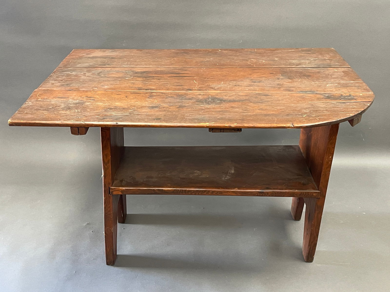 SOFTWOOD BENCH TABLE END CUT FOR DOOR (1 of 3)