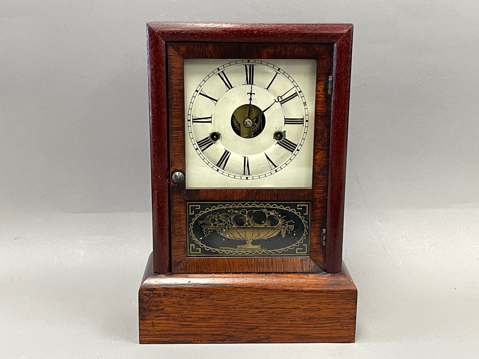CLOCK: CLOCK 9" X 5" X 15"