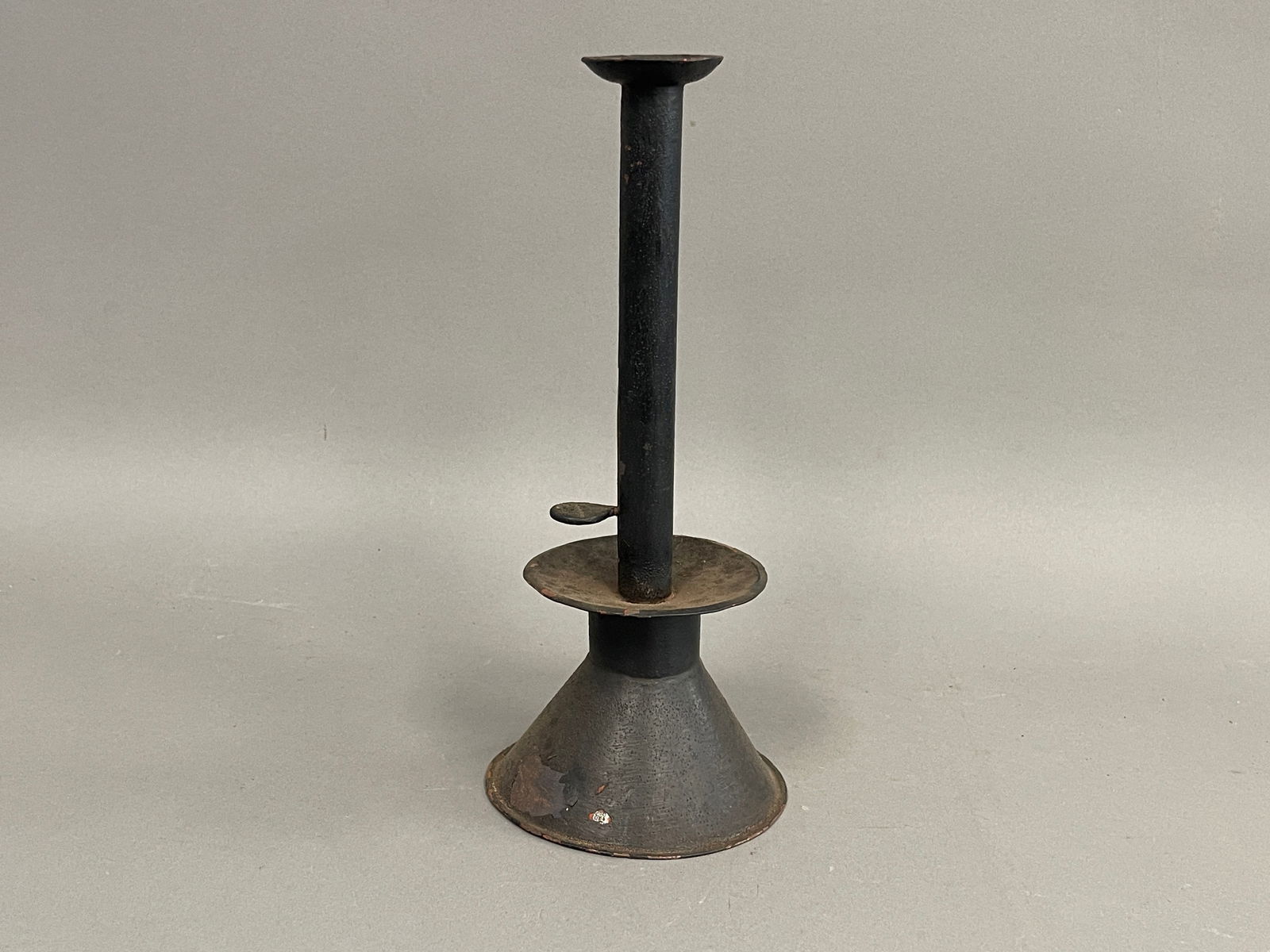 SHEET IRON SAND WEIGHTED CANDLESTICK (1 of 4)