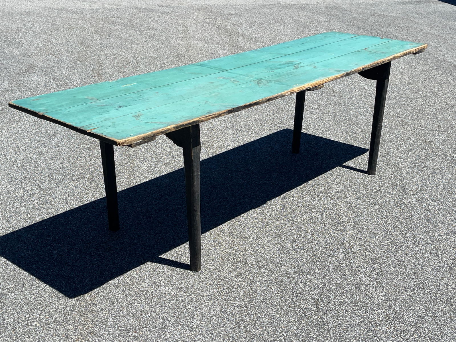 PRIMITIVE PAINTED HARVEST TABLE (1 of 5)