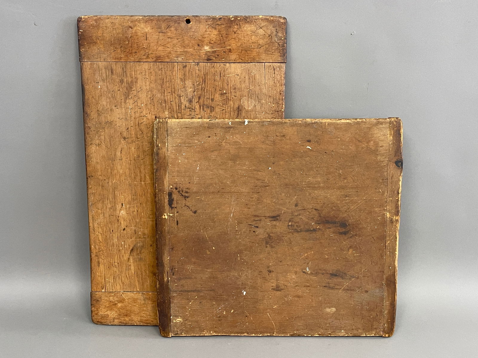 2 19TH C DOUGH / PASTRY BOARDS (1 of 2)