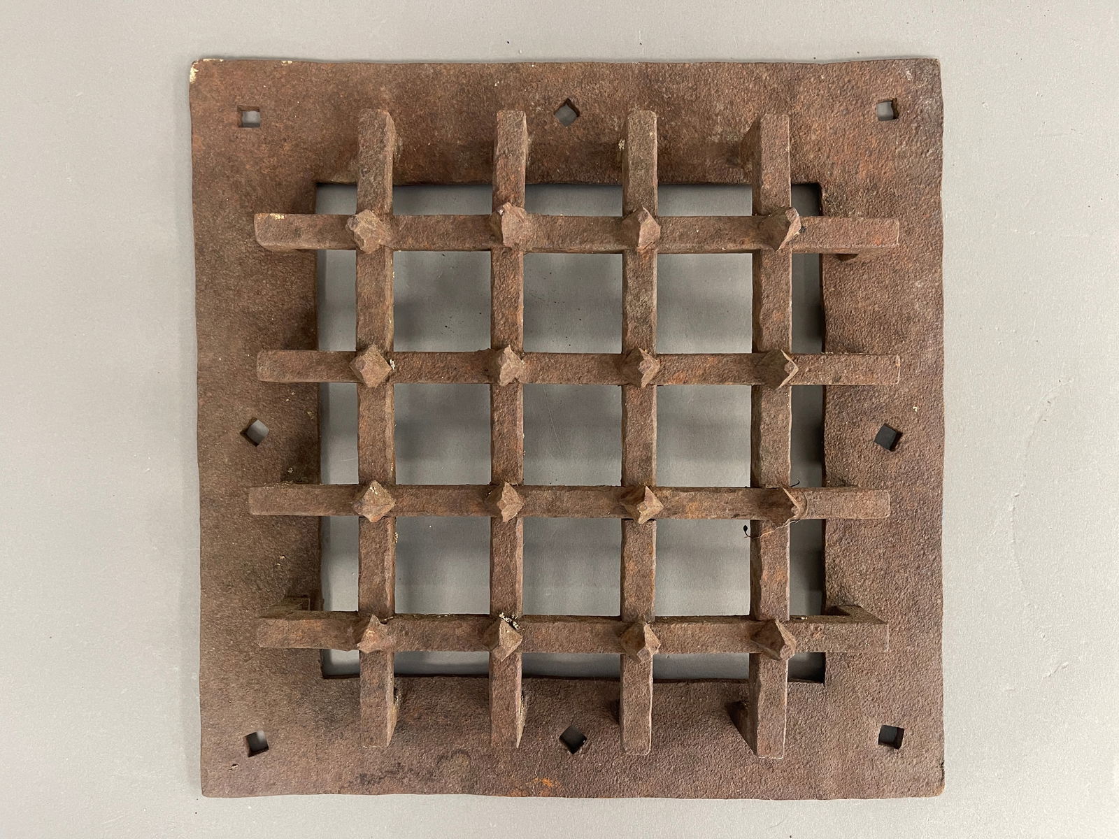 18TH C  WINDOW GRATE FROM NEWGATE PRISON (1 of 3)