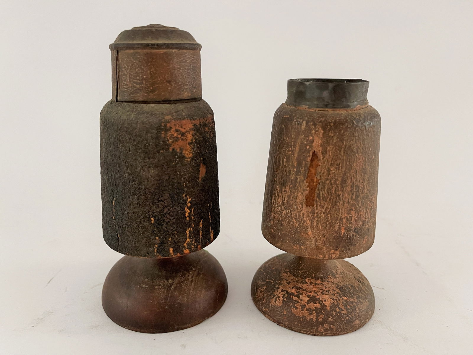 TWO 19TH MATCH HOLDERS WITH STRIKERS (1 of 1)