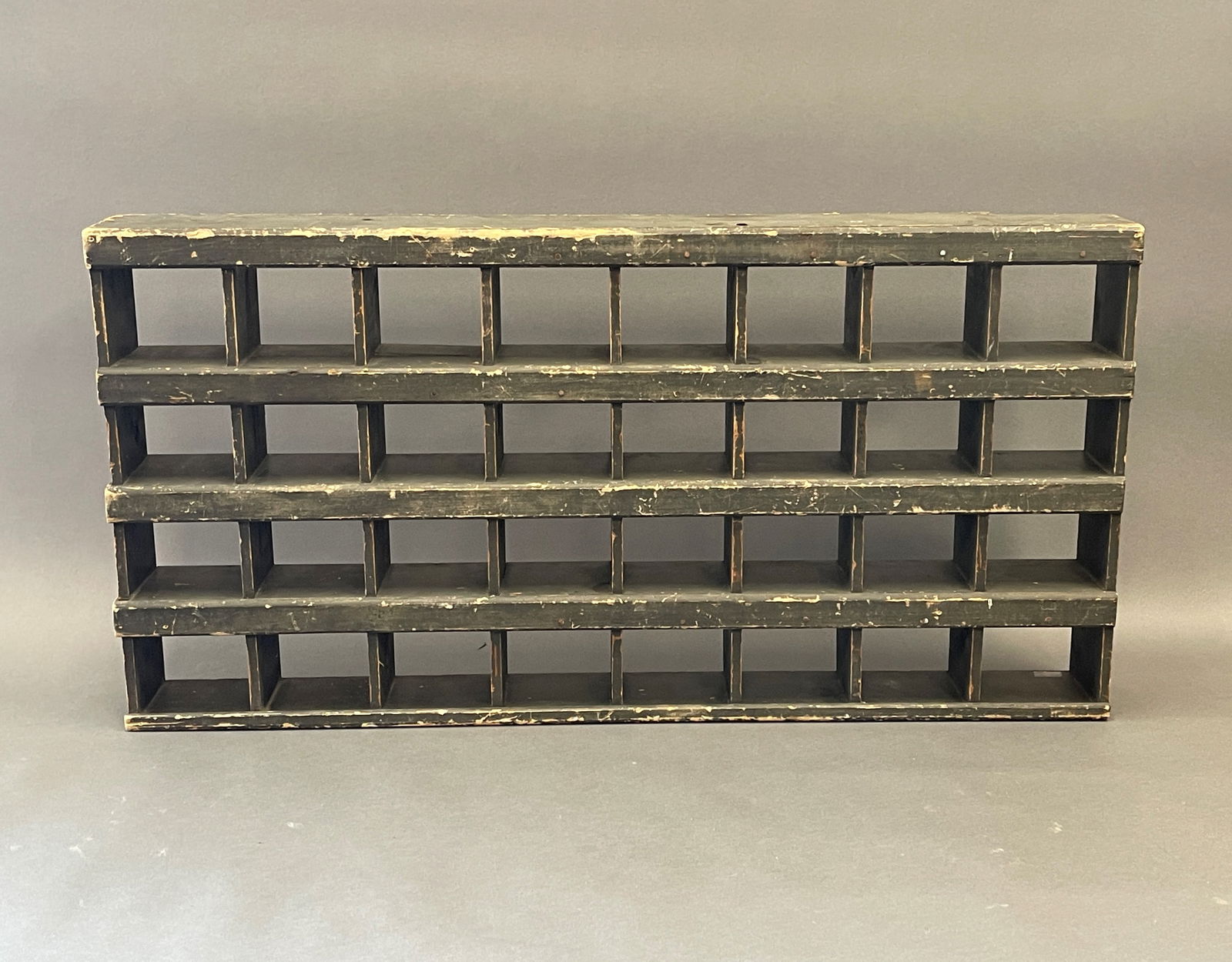 19TH C PRIMITIVE WALL HANGING CUBBY (1 of 4)