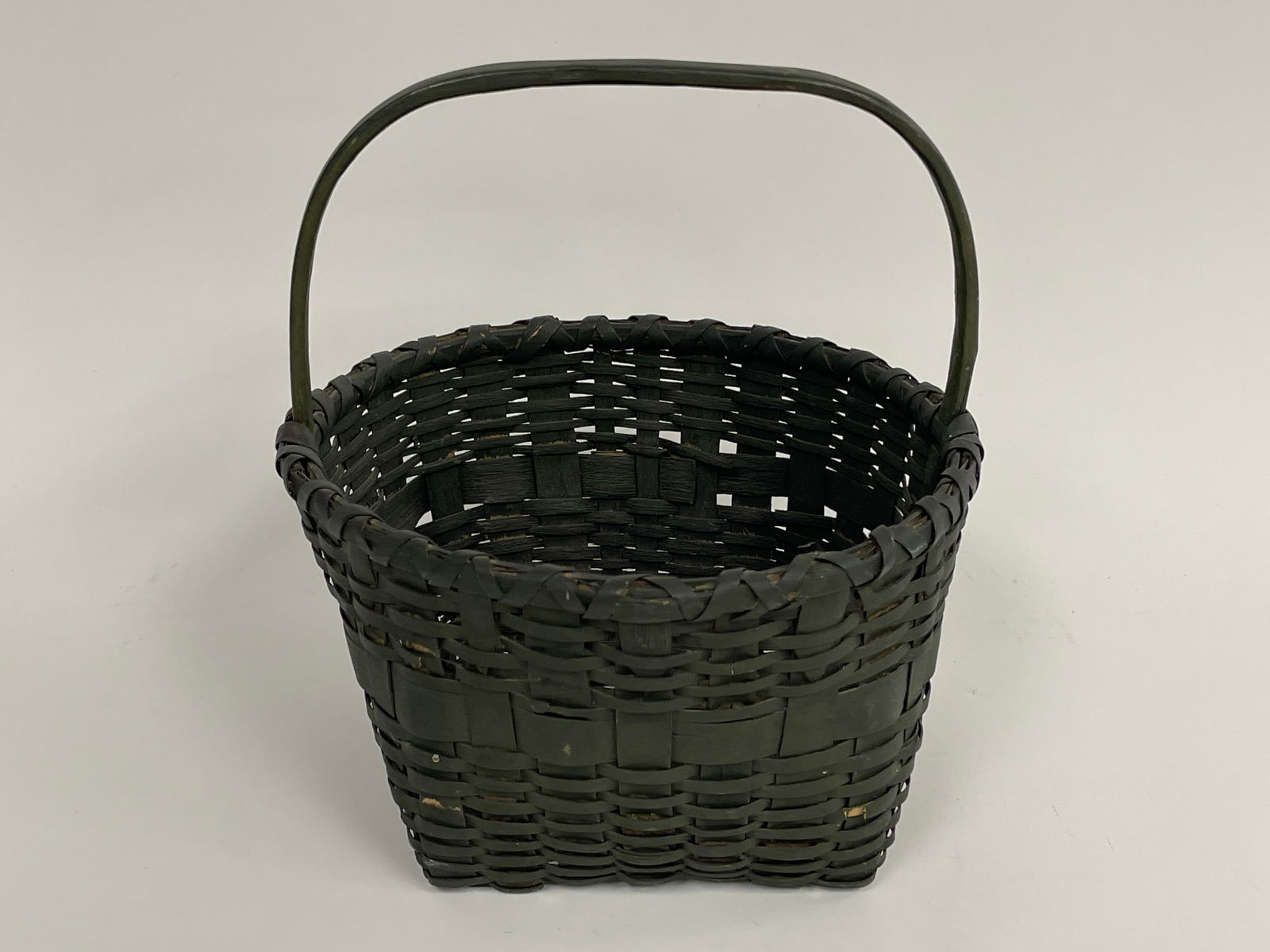 19TH C PAINTED BASKET (1 of 3)