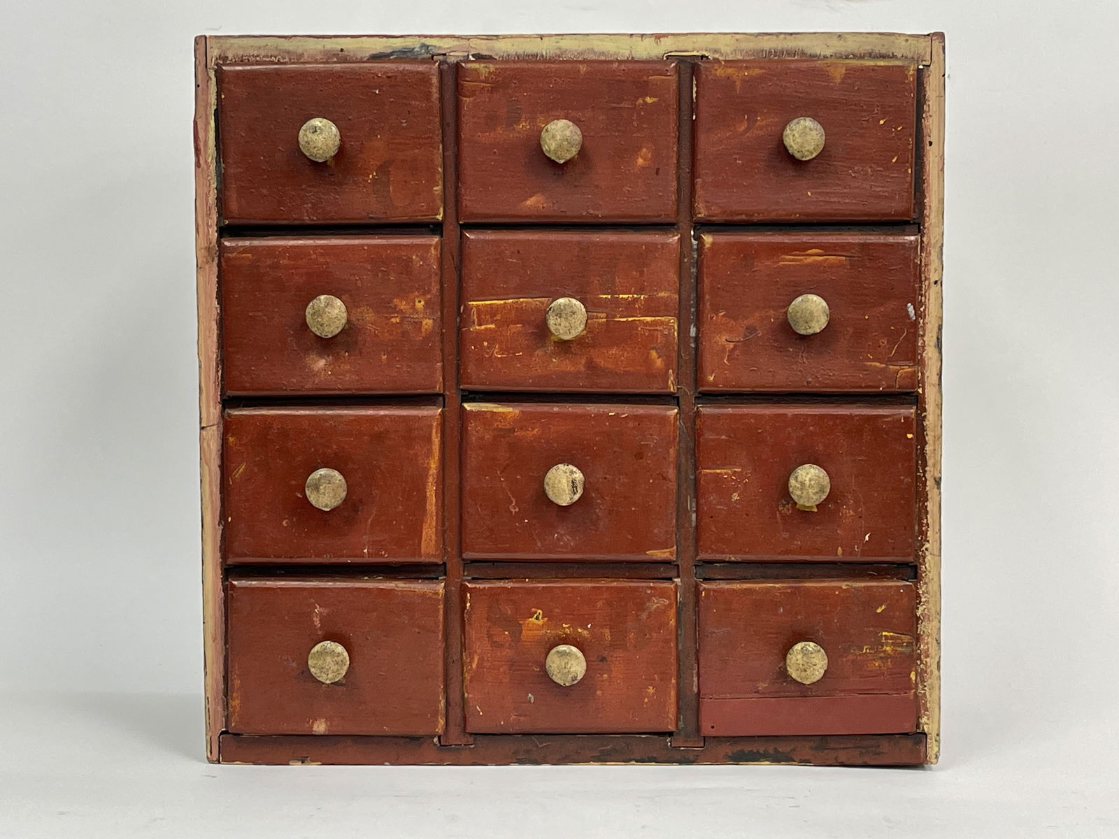19TH C TWELVE DRAWER APOTHECARY (1 of 5)