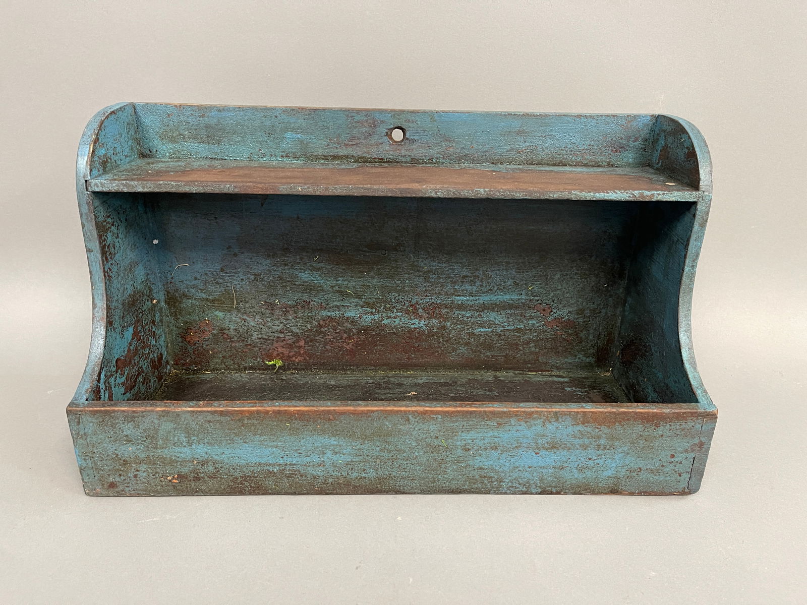 BLUE PAINTED SHELF (1 of 4)