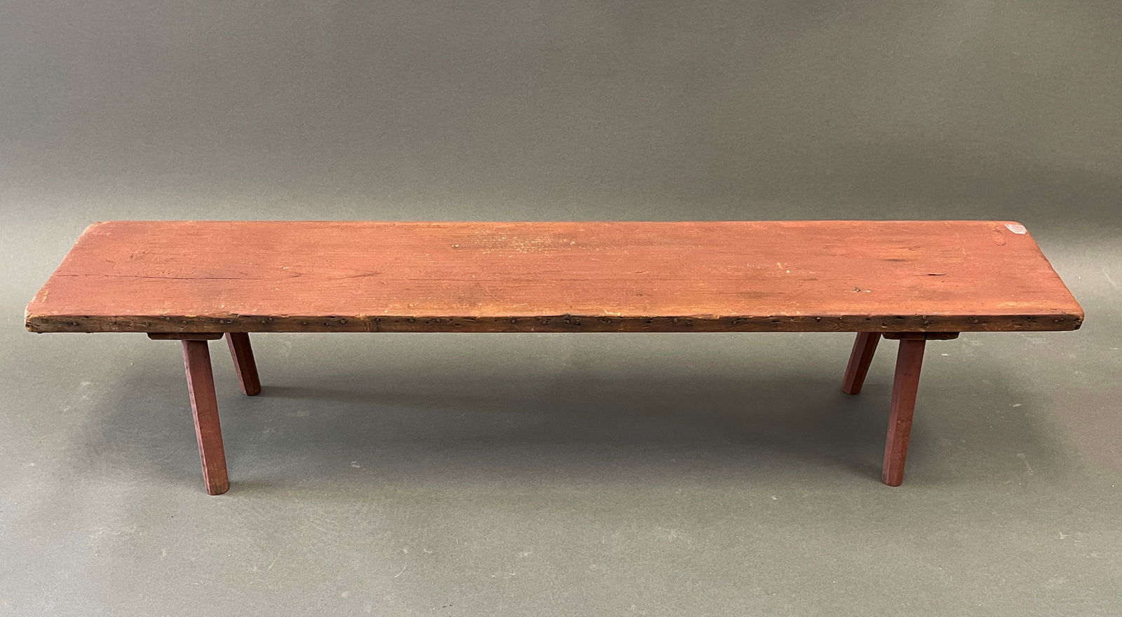 PRIMITIVE PAINTED KNEELING BENCH (1 of 3)