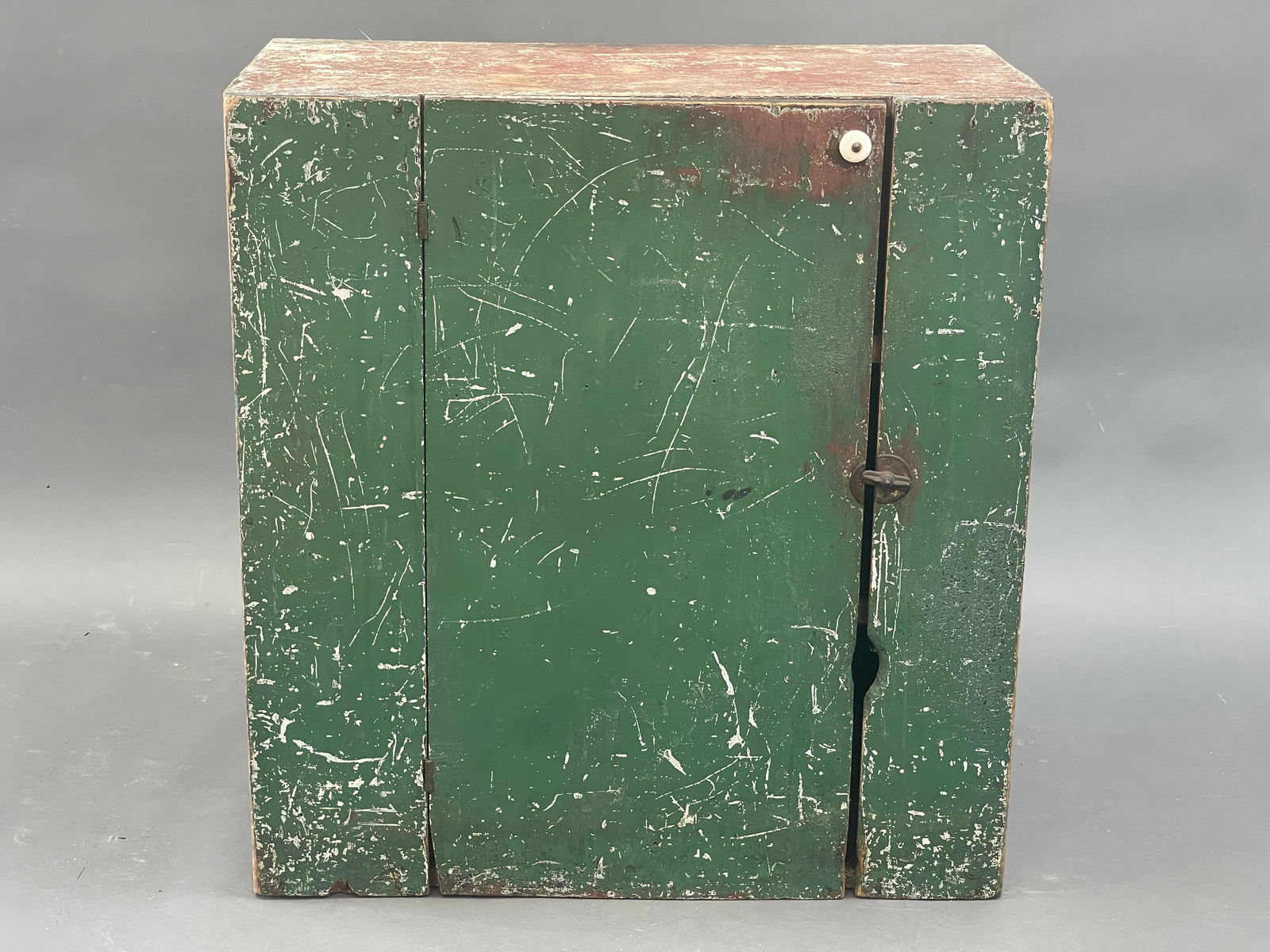 GREEN PAINTED CUPBOARD (1 of 5)