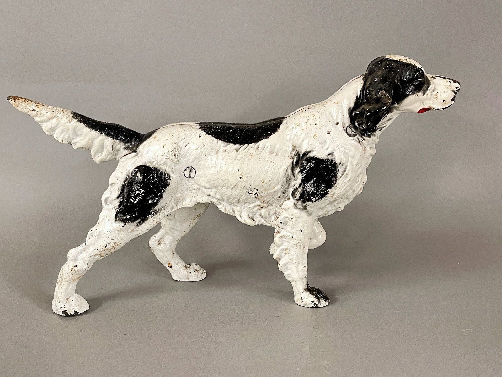 POINTER CAST IRON DOORSTOP: POINTER CAST IRON DOORSTOP 9"X15"
