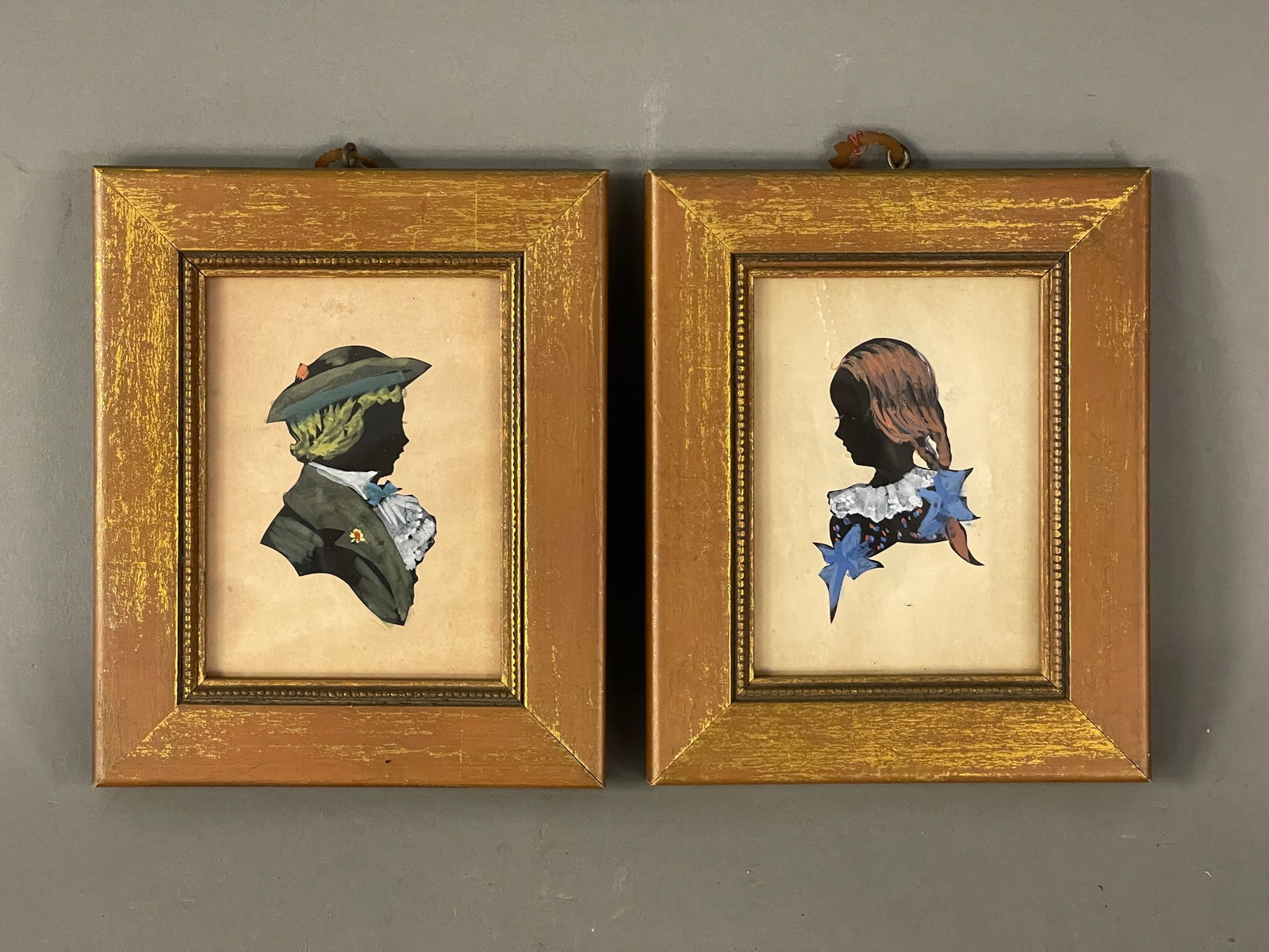 PAIR OF 19TH C CHILDRENS PORTRAIT PAINTINGS (1 of 2)