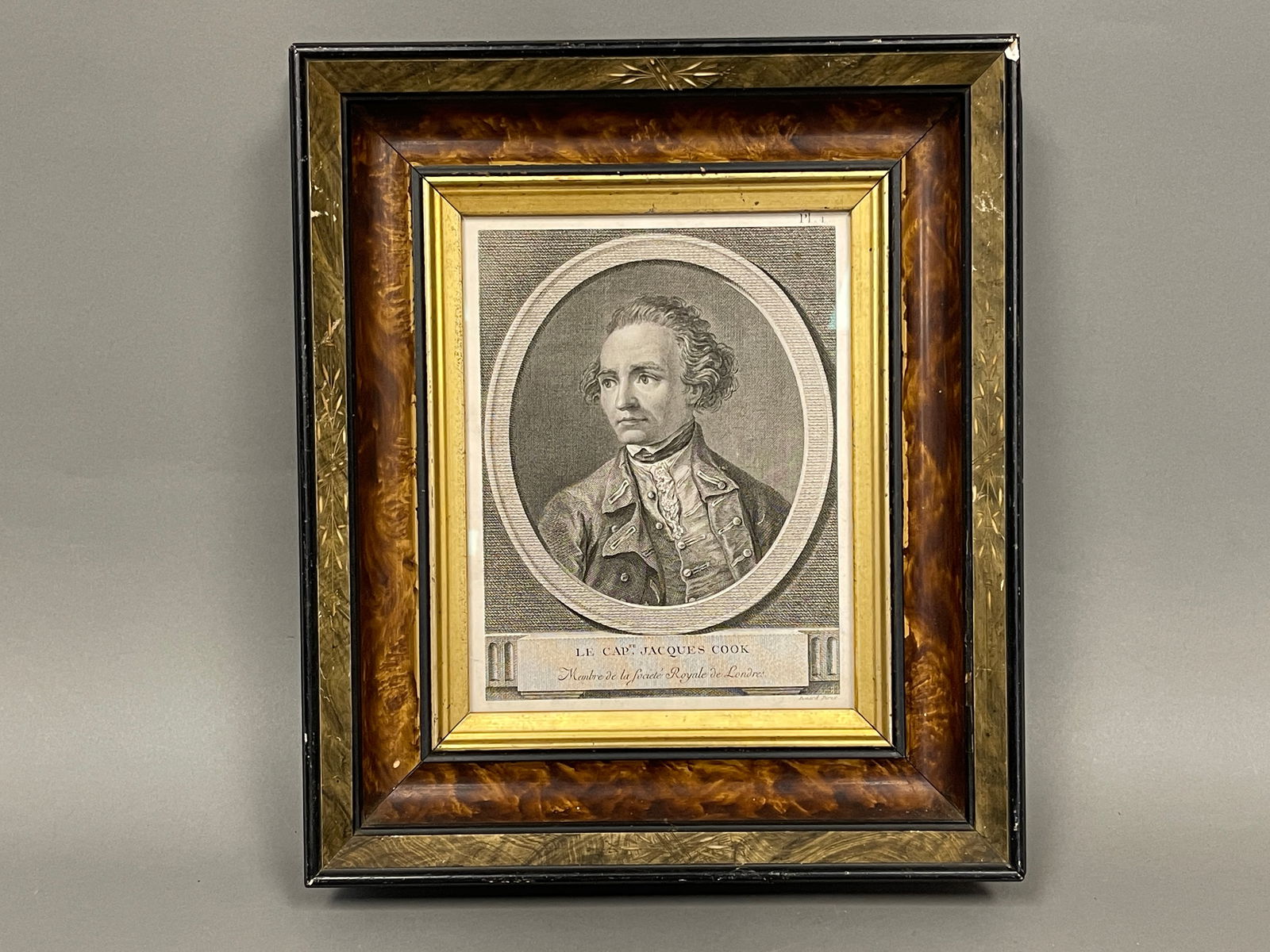 CAPT JAMES COOK COPPER ENGRAVING 1775 (1 of 3)