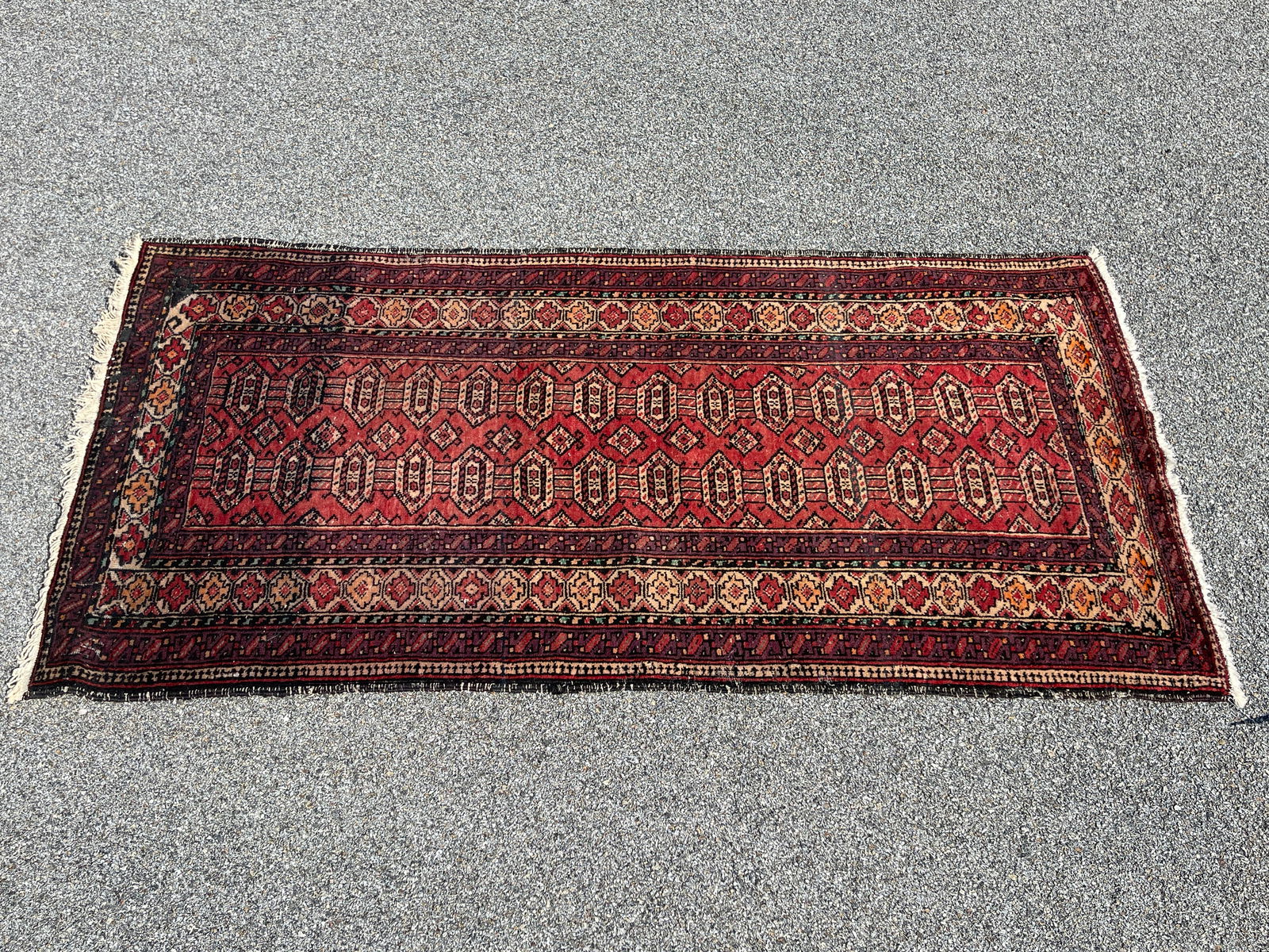 SEMI ANTIQUE BOKHARA RUG (1 of 3)
