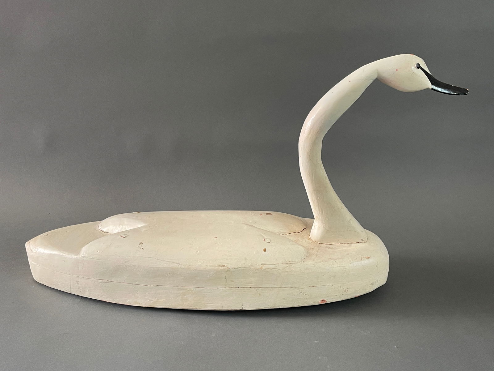 WORKING FOLK ART SWAN DECOY (1 of 5)