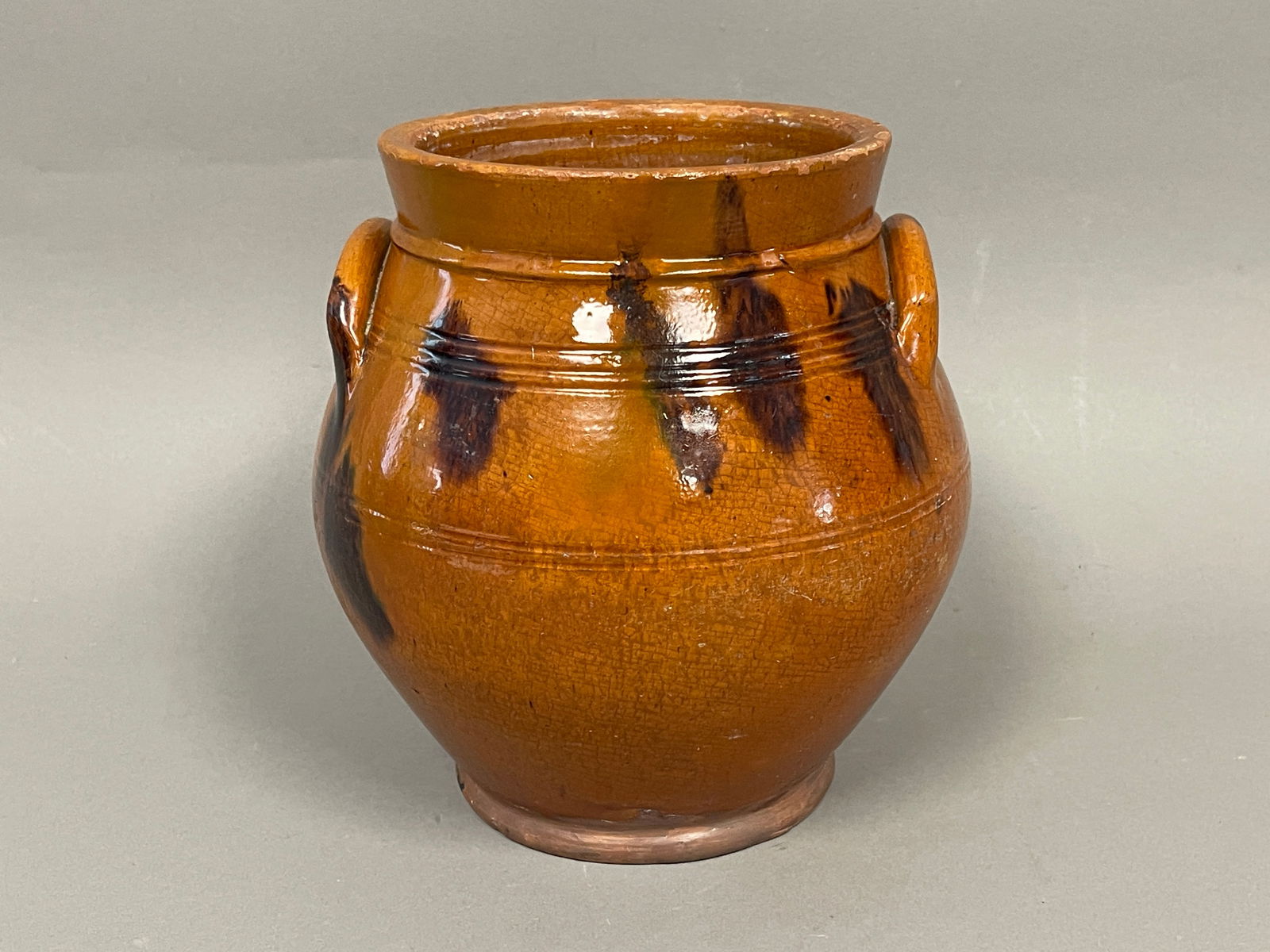 DECORATED OVOID REDWARE JAR (1 of 6)