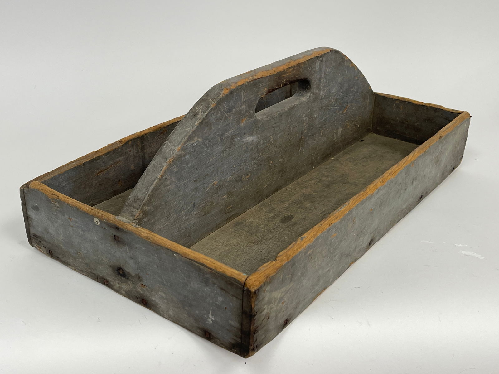 19TH C BLUE CARRIER PRIMITIVE (1 of 4)