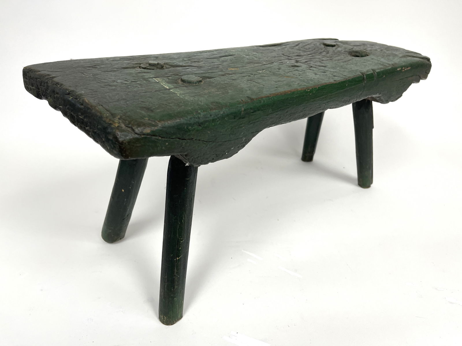 GREEN PAINTED STOOL (1 of 4)