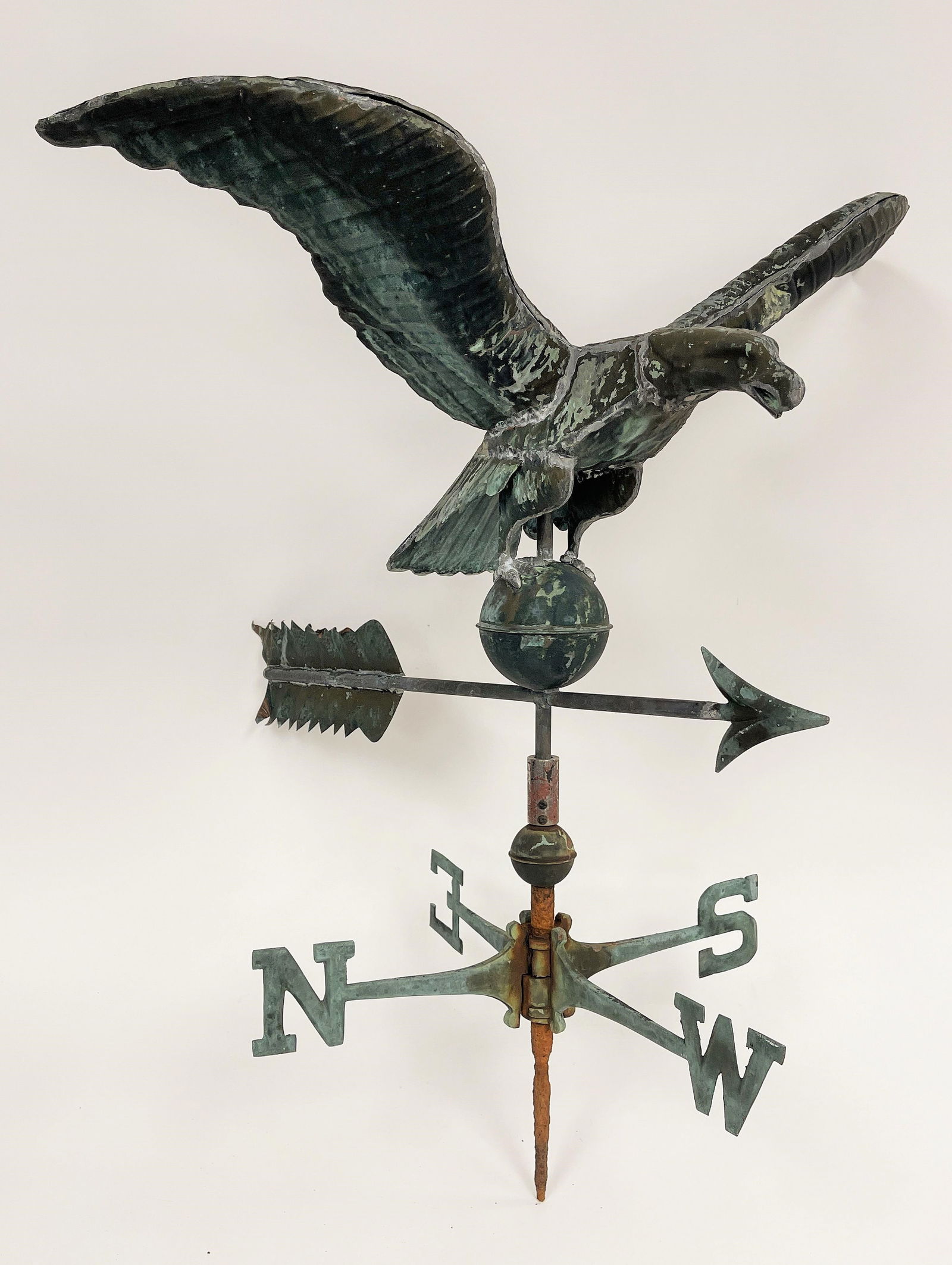 COPPER AMERICAN EAGLE WEATHERVANE (1 of 4)