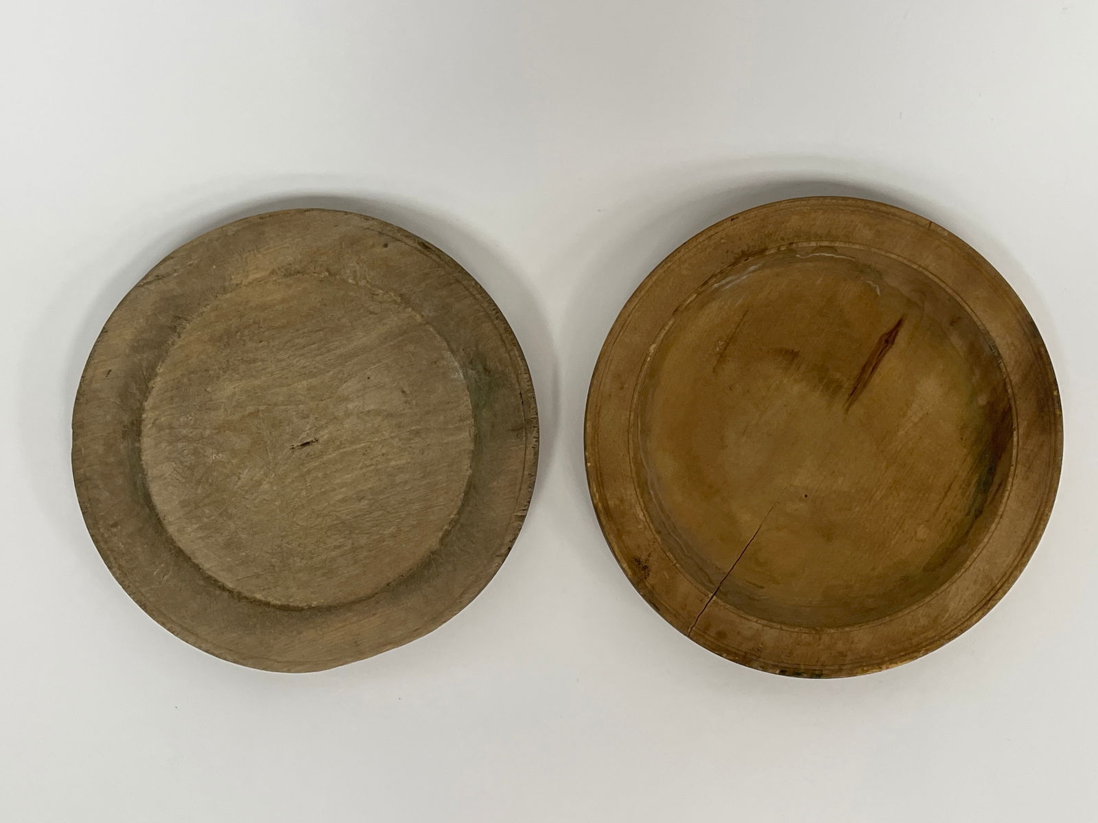 TWO TREEN PLATES (1 of 3)