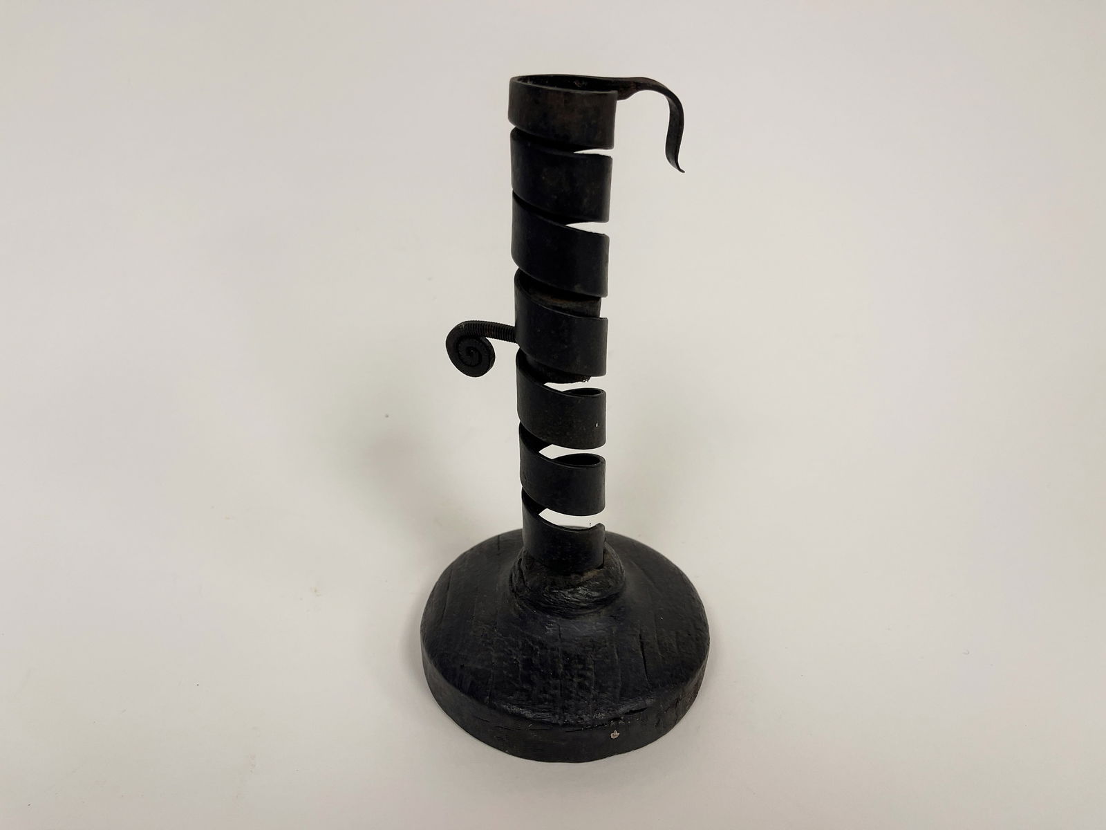 EARLY IRON CANDLESTICK (1 of 3)