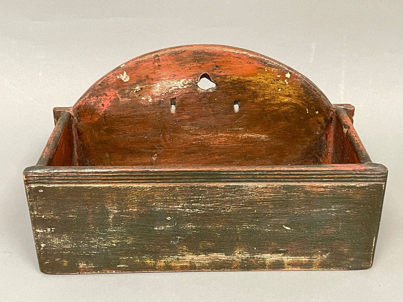 19TH C WALL BOX (1 of 5)