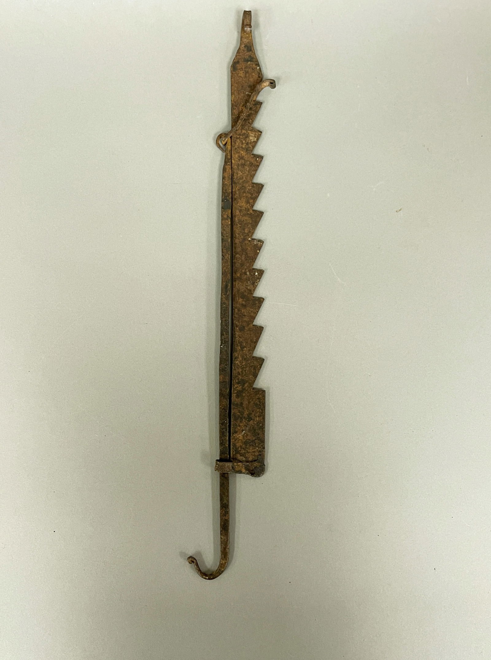 18TH C IRON TRAMMEL (1 of 4)