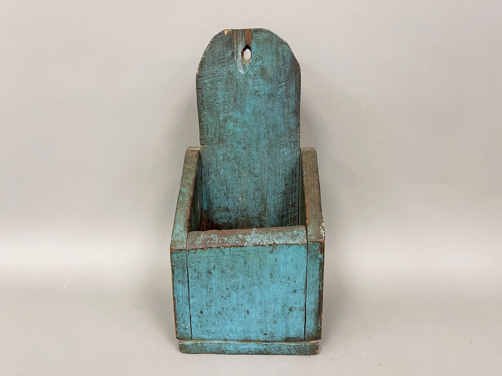 19TH C AMERICAN PAINTED WALL BOX (1 of 5)