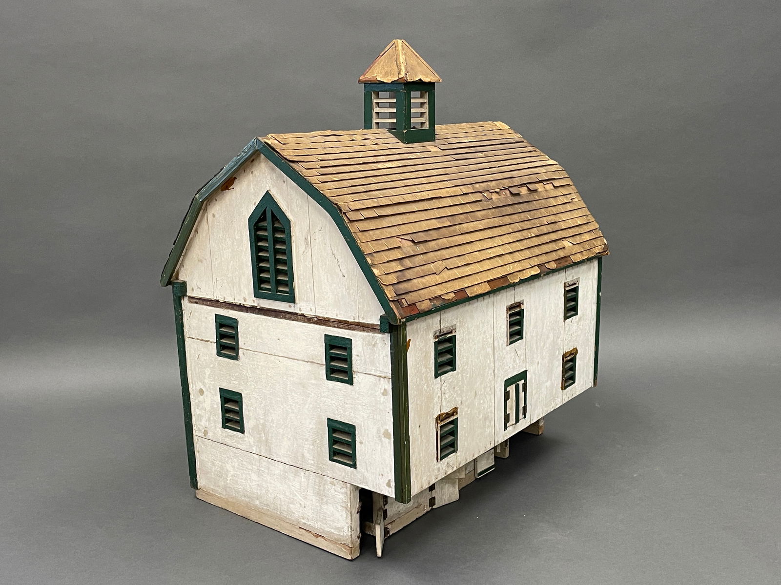 19TH C FOLK ART BARN MODEL (1 of 5)