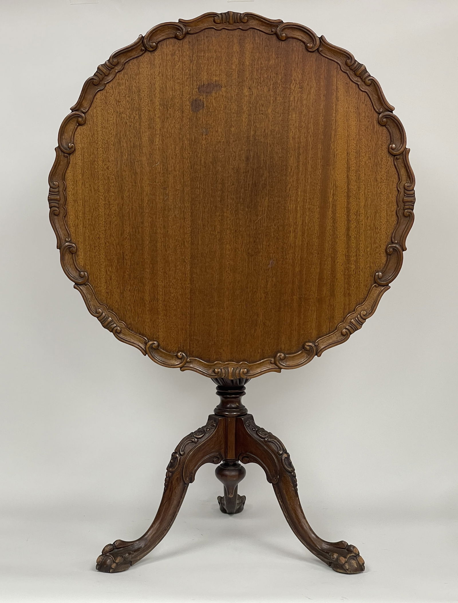 CARVED TILT TOP TABLE, CENTENNIAL (1 of 5)