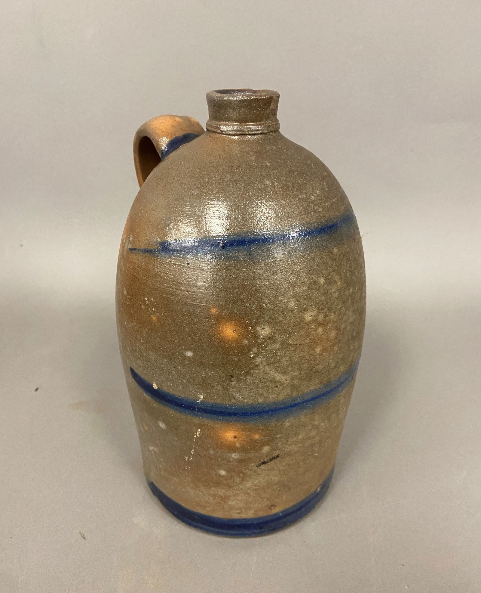 UNUSUAL BLUE COLBALT OVOID JUG 7"X11" (1 of 5)