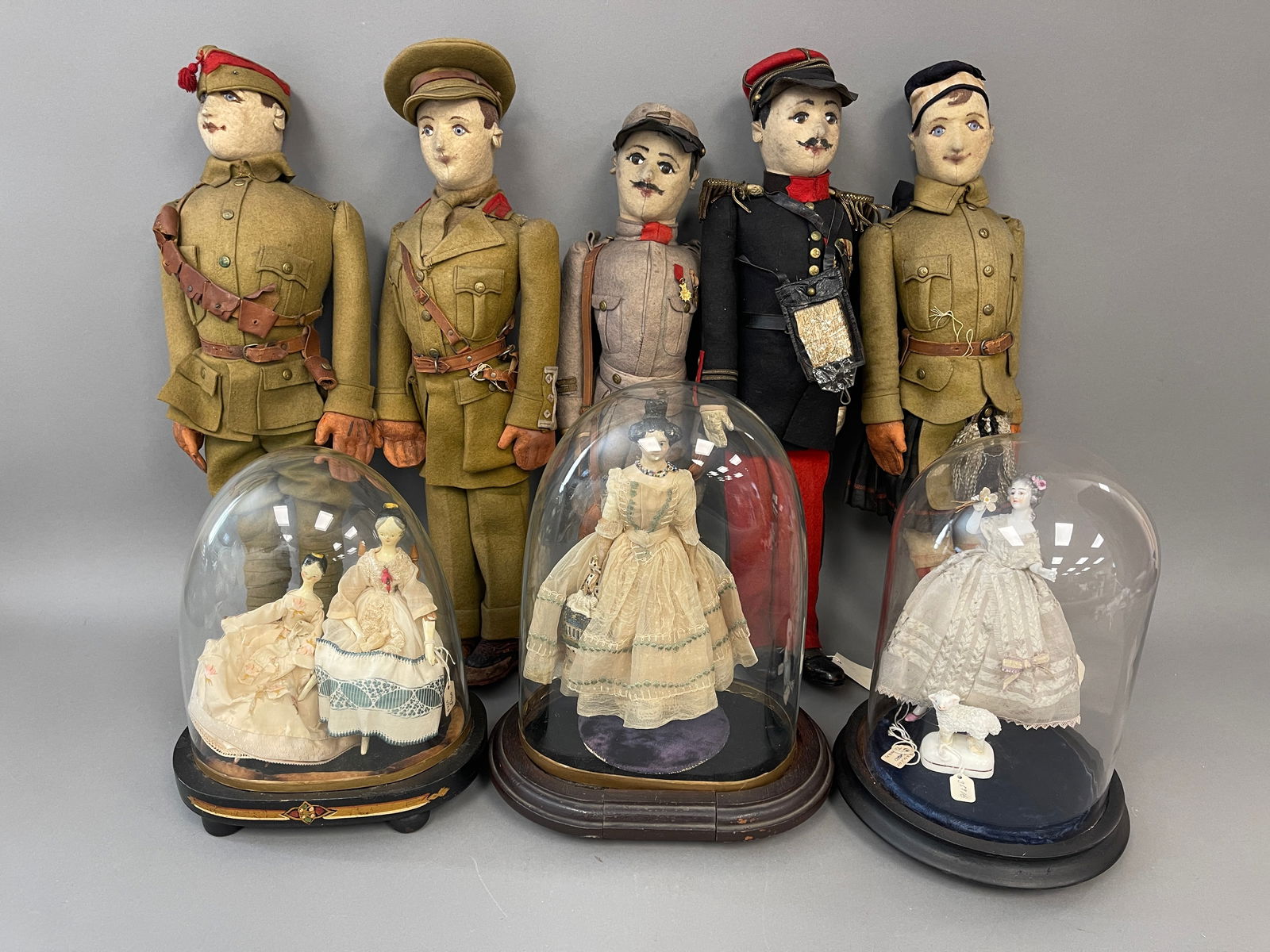 GROUPING OF MISCELLANEOUS MUSEUM DOLLS (1 of 3)