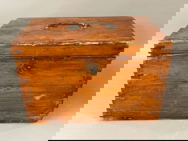 1865 PINE BOX SIGNED