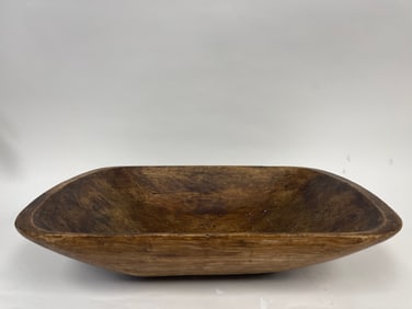 EARLY PRIMITIVE TRENCHER BOWL