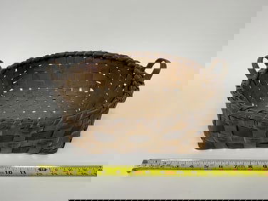 POTATO STAMPED INDIAN BASKET