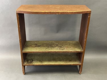 EARLY PRIMITIVE PAINTED BUCKET BENCH