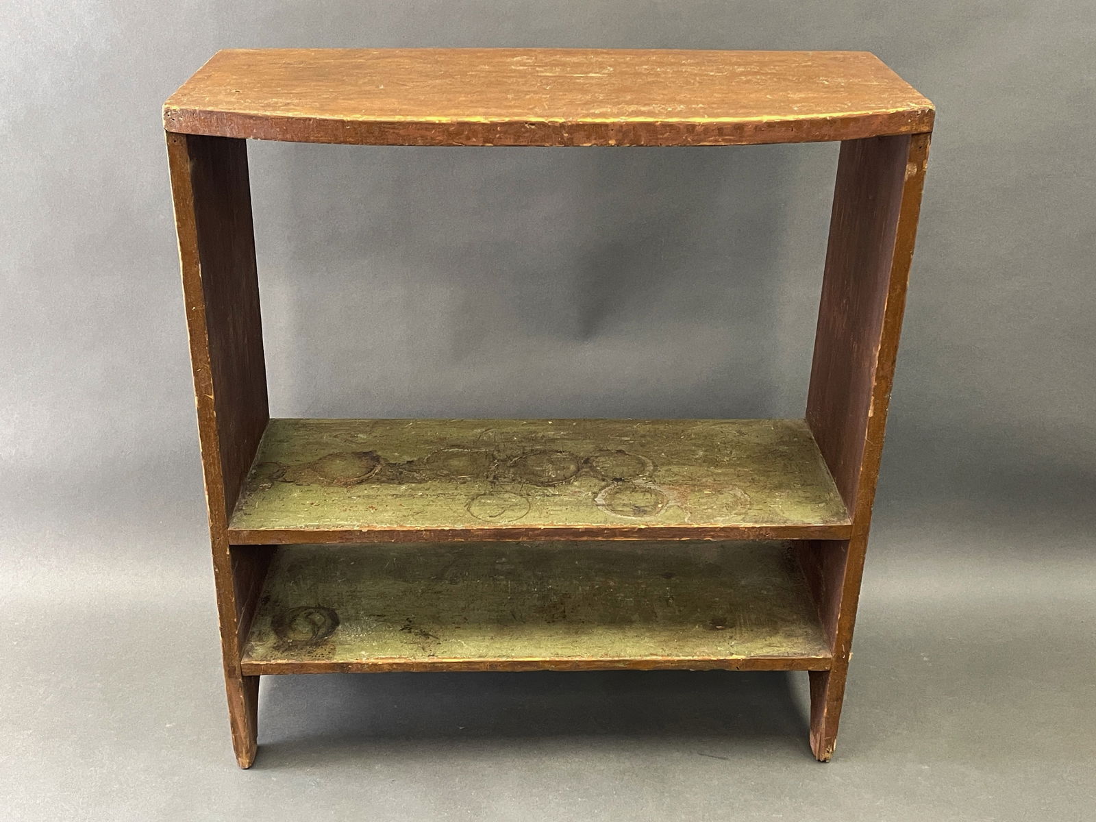 EARLY PRIMITIVE PAINTED BUCKET BENCH (1 of 7)