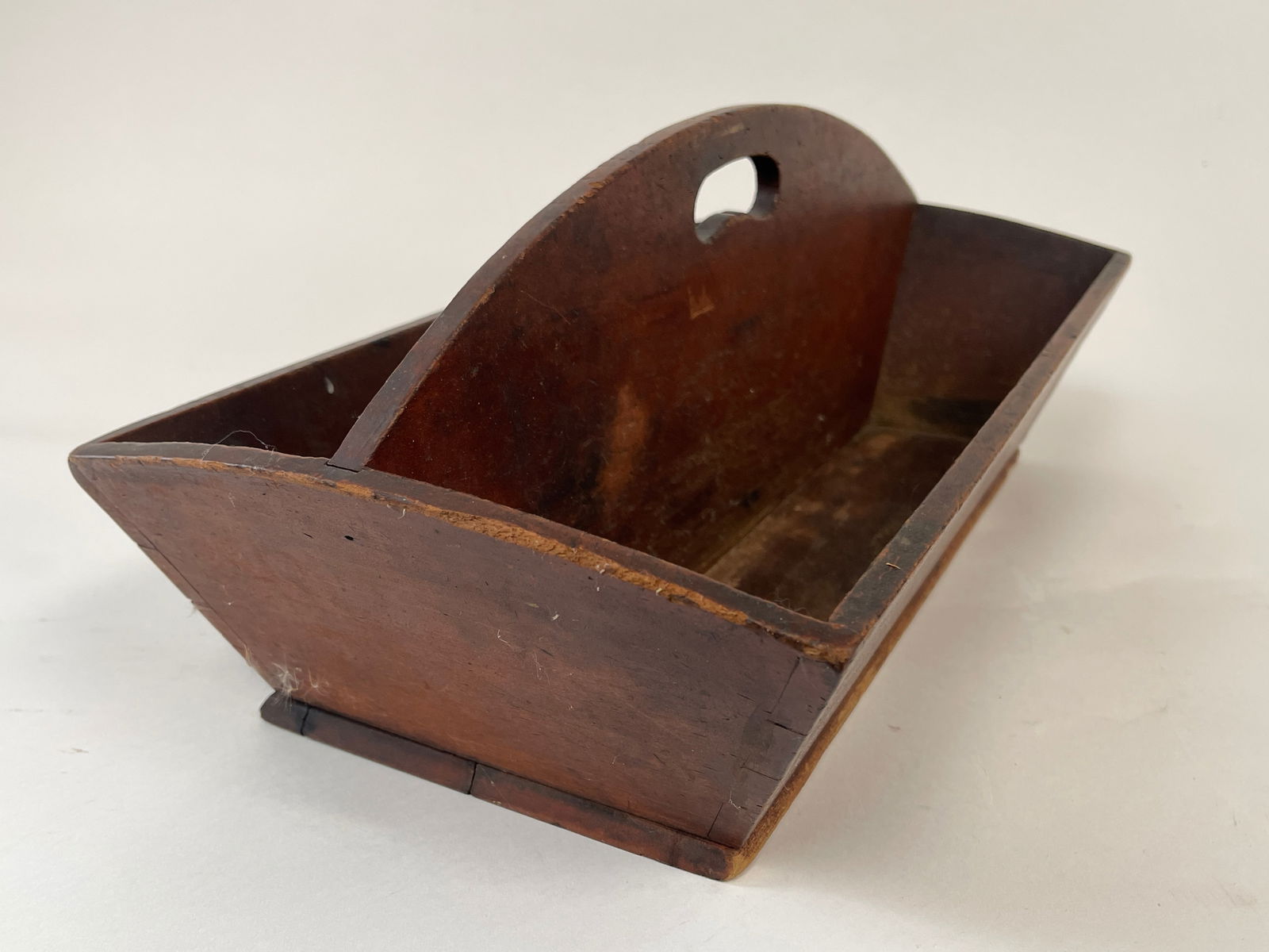 19TH C RED PAINTED CARRIER IN ORIGINAL PAINT (1 of 4)