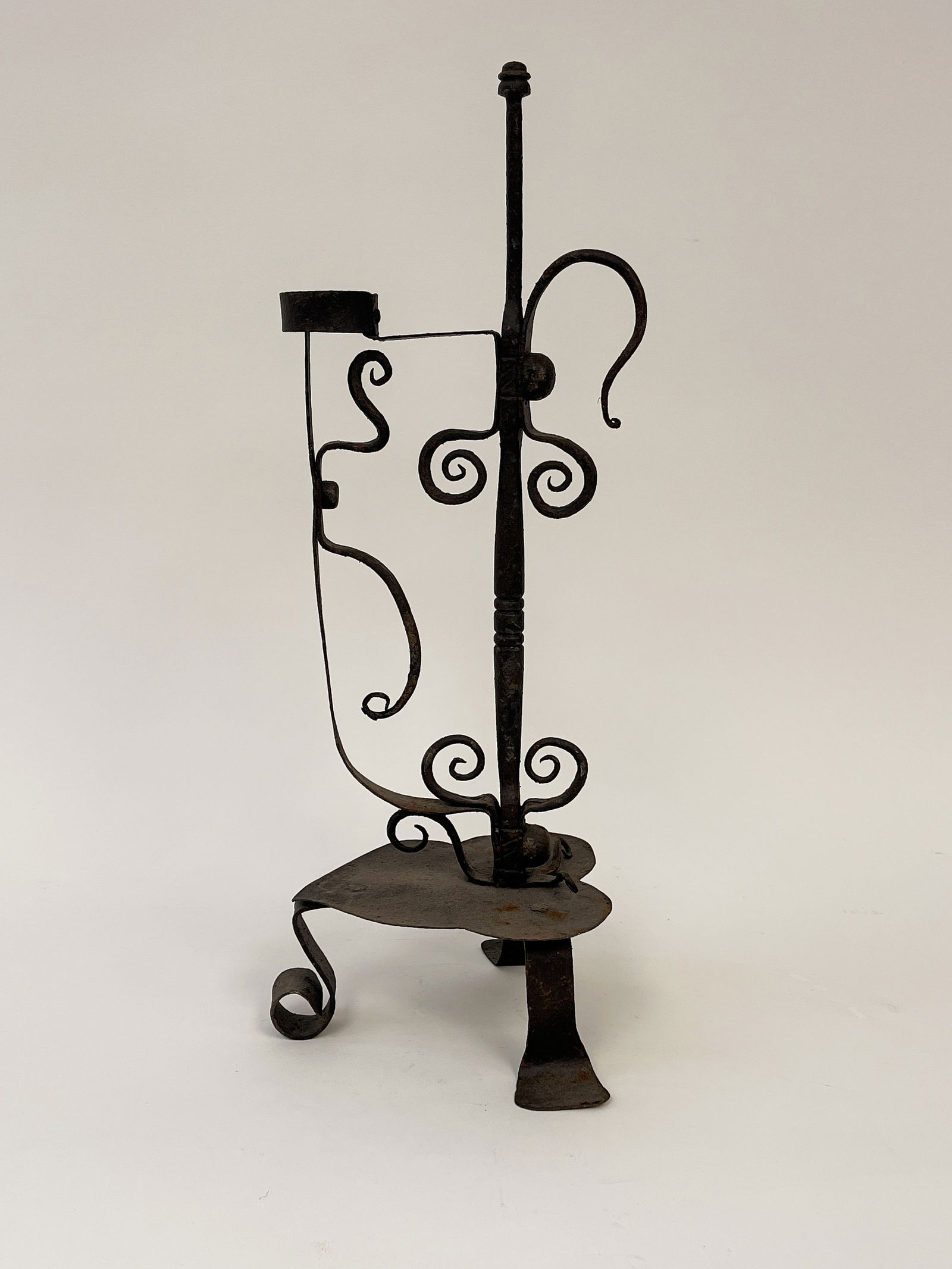 PENNSYLVANIA  IRON FOOTED CANDLE HOLDER (1 of 5)