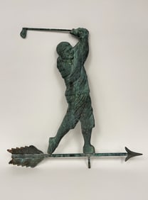 GOLFER WEATHERVANE