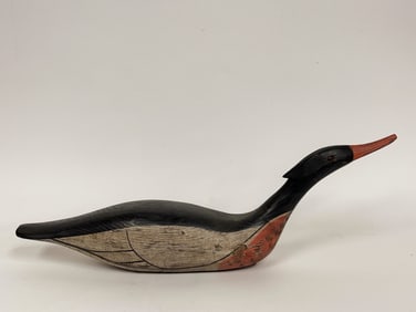 MERGANSER DECOY, SWIMMING