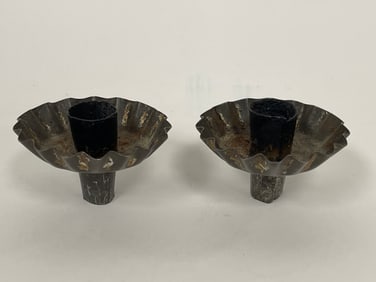 PAIR MAKE-DO OIL LAMP CANDLE INSERTS