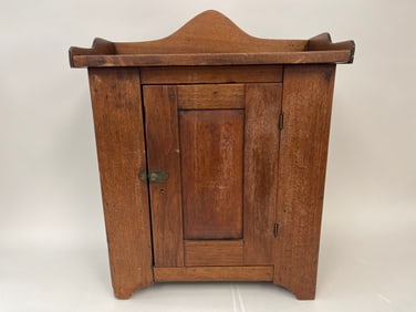 DIMINUTIVE CHILDS WALNUT DRY SINK