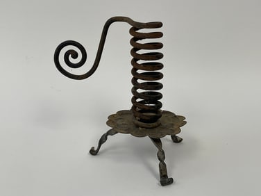 FRENCH QUEBEC STYLE  CHAMBER STICK 6"