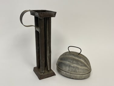 GROUPING OF CANDLE MOLD 11" , OTHER