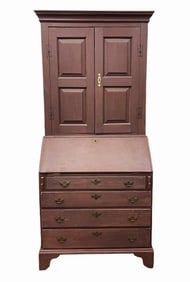 18TH C PERIOD CHIPPENDALE SECRETARY