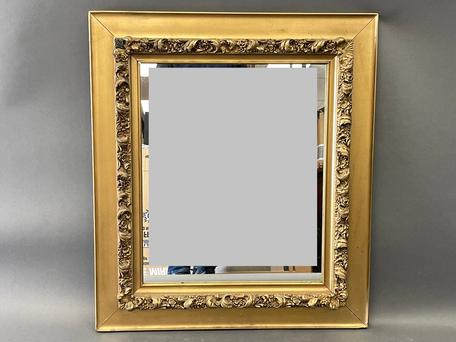 19THC MIRROR: 19THC MIRROR 30" X 34"