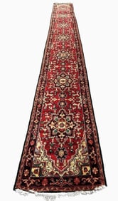 HANDWOVEN 20THC HERIZ RUG