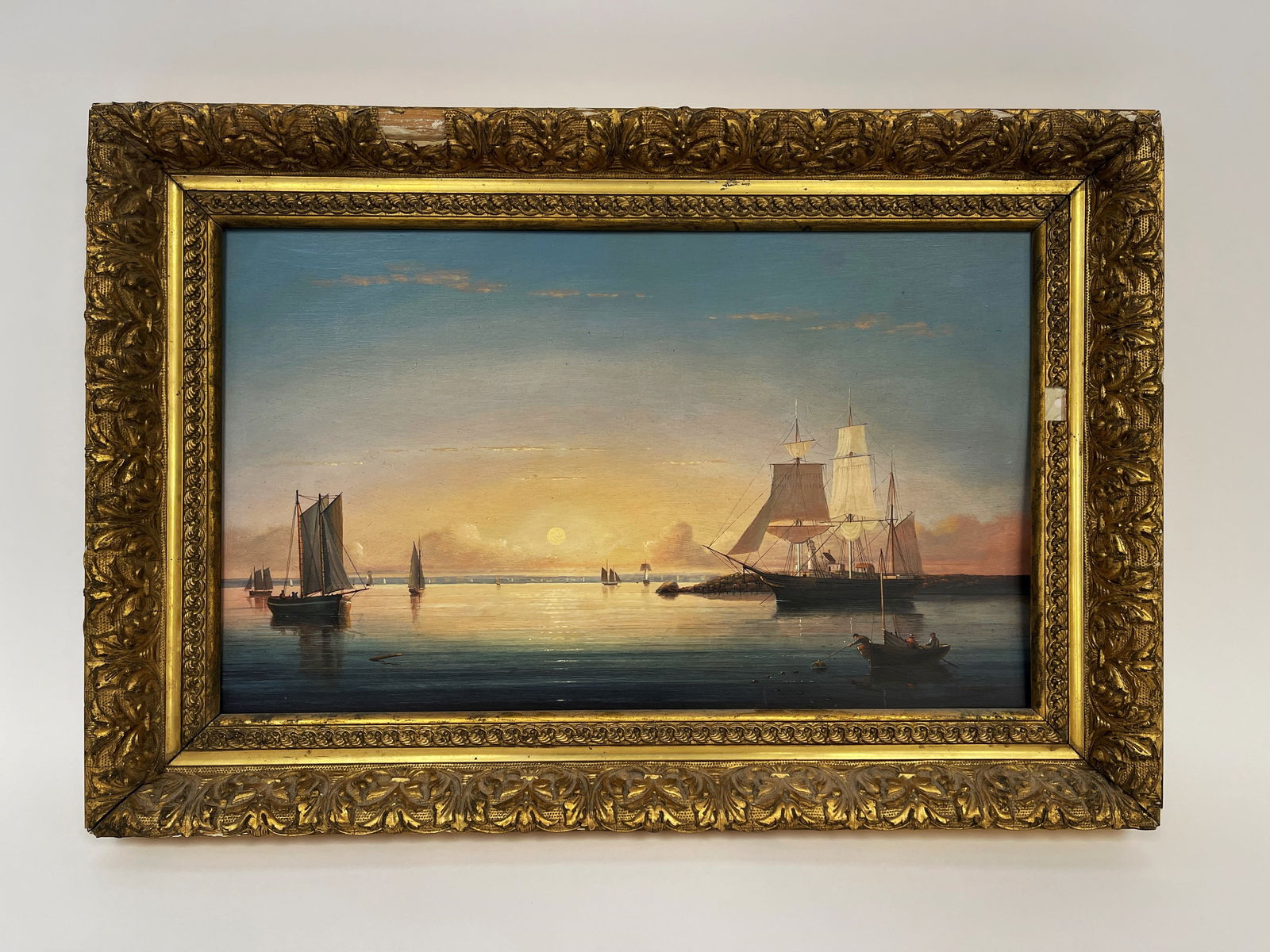 BRIAN COOLE HARBOR SCENE OF SHIPS IN SCITUATE HARBOR (1 of 4)