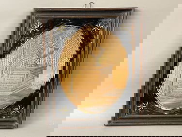 1780-1810 FRAMED WATERCOLOR & GRAPHITE HARTSHORN FAMILY MEMORIAL