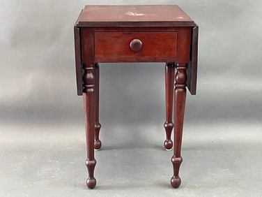 ONE DRAWER DROP LEAF TABLE